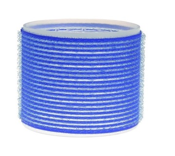 Wałek samoutrzymujący na rzep Sibel Velcro niebieski 80 mm