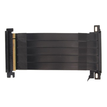 ЛЕНТА PCI-E 4.0 X16 70 СМ, ЧЕРНАЯ