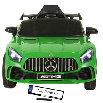 Mercedes GTR-S 4x4 Auto na akumulator EVA Pilot 2.4 G Tablice USB LED