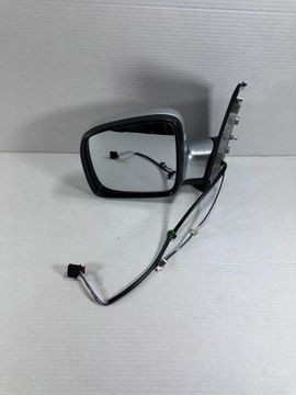 CADDY 2K5 ZRCÁTKO LEVÉ 5PIN 1X ANTÉNA STŘÍBRNÉ LA7W