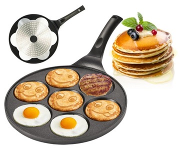 PATELNIA do NALEŚNIKÓW PANCAKES jajek na GAZ INDUKCJE BUŹKI MINKI EMOTKI