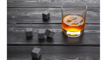 НАБОР ИЗ 12 КАМНЕЙ ДЛЯ ЛЬДА ДЛЯ ВИСКИ В ДЕРЕВЯННОЙ ПОДАРОЧНОЙ КОРОБКЕ