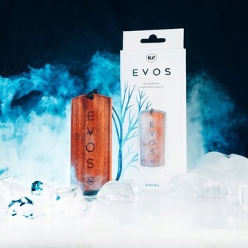 K2 ZESTAW EVOS VIKING PERFUMY ZAPACH 50ML ZAWIESZKA DO SAMOCHODU AUTA