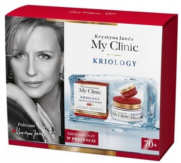 JANDA MY CLINIC Kriology 70+ zestaw prezentowy 3 x Krem