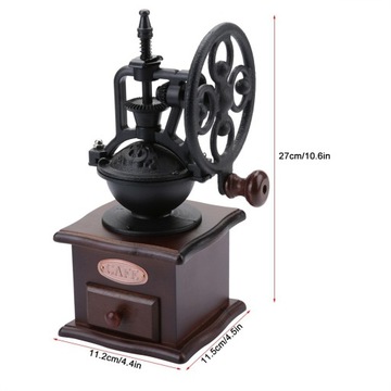 кофемолка удобная нежная 5*10 ретро