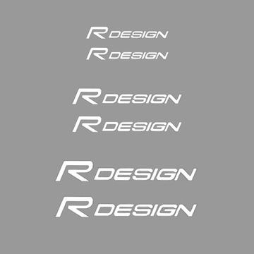 Naklejki Volvo R DESIGN zaciski Naklejka zestaw