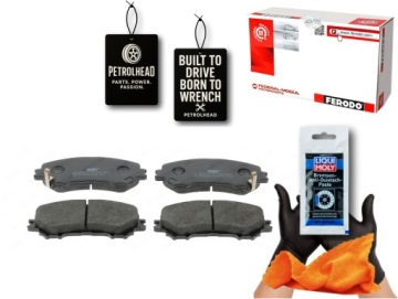 KLOCKI HAMULCOWE PRZÓD NISSAN QASHQAI II X-TRAIL III #Petrolhead Pro+ Kit3
