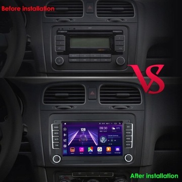 Магнитола 2DIN ANDROID VW SKODA SEAT GOLF PASSAT FABIA