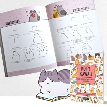 Научитесь шаг за шагом РИСОВАТЬ 75 котят KAWAII CATS.