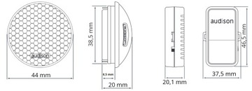 AUDISON AP-1 Высокочастотные динамики Свистящие шипящие кроссоверы 150 Вт