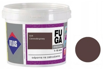 ATLAS FUGA EPOKSYDOWA 2kg - 024 CIEMNOBRĄZOWY