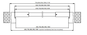 Voster LOFT 30 дверей + Фиксированная дверная коробка с ручкой