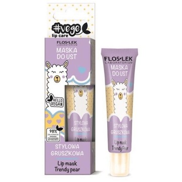 FlosLek VEGE Maska do ust Stylowa Gruszkowa, 14g