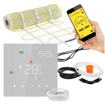 ZESTAW MATA GRZEWCZA grzejna Mission Air pod płytki MA-160W/m² 2m² WIFi