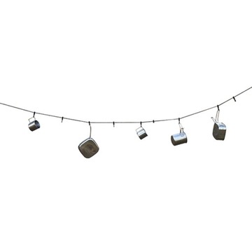 Подвесная веревка длиной 5 м/16 футов обеспечивает нескользящую отметку