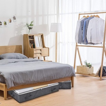 4x ЧЕХОЛ-ОРГАНИЗАТОР ДЛЯ ХРАНЕНИЯ ОДЕЖДЫ ПОСТЕЛЬНОЕ ПРИНАДЛЕЖНОСТИ ПОД КРОВАТЬЮ 90Л