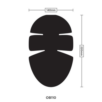 Защита плеч OXFORD, пара, черная
