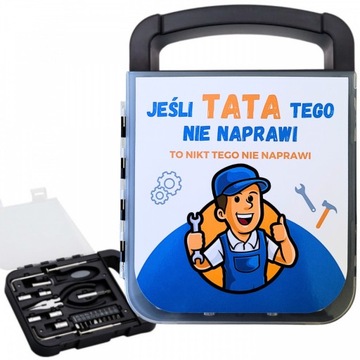 WALIZKA Z NARZĘDZIAMI NIEZBĘDNIK DLA TATY prezent dla taty na Dzień Ojca