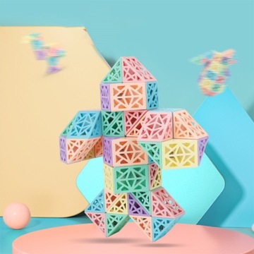UKŁADANKA LOGICZNA MAGIC SNAKE AŻUROWY MAGICZNY WĄŻ 60 EL