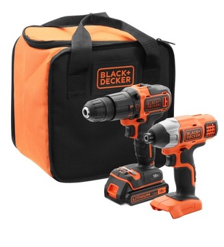 Zestaw Combo BDCHD18 + BDCIM18 18V Li-Ion Black+Decker [BCK21S1S-QW]