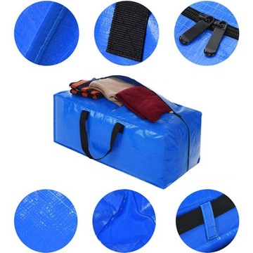 Большие сумки для переноски Прочные ручки Space Saver Синий