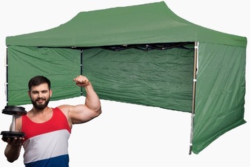 27kg 2x3 MOCNIEJSZY NAMIOT OGRODOWY PAWILON HANDLOWY AUTOMATYCZNY SKŁADANY