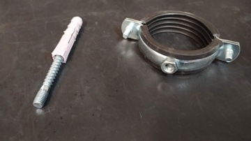 Держатель одинарной трубы с глушителем 1 дюйм