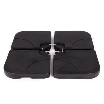 ОСНОВАНИЕ ДЛЯ САДОВОГО ЗОНТА КВАДРАТНЫЙ ВЕС НАГРУЗКИ 4 x 15 кг