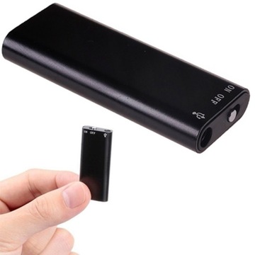 MINI DYKTAFON PENDRIVE URUCHAMIANY NA GŁOS 8GB HQ