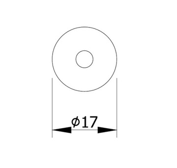 10 x ZAŚLEPKI DREWNIANE Z BOLCEM Ø17 MM DĄB