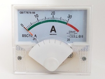 Amperomierz Prostownik Ładowarka 30A Analogowy