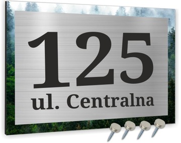 Tablica ALUMINIOWA adresowa Tabliczka Numer Domu