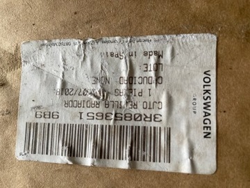 MASKA MŘÍŽKA NÁRAZNÍKU SEAT EXEO 3R 09-13 3R0853651