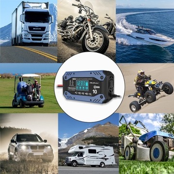 Интеллектуальное зарядное устройство Qoltec STD AGM GEL LiFePO4 | Прямой