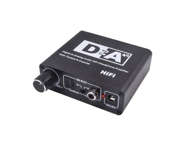 Konwerter SPDIF obustronny Toslink/Coaxial +DAC