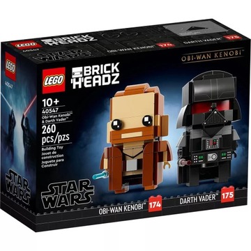 LEGO BrickHeadz 40547 Obi-Wan Kenobi i Darth Vader