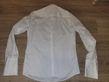 Koszula slim na spinki H&M 39-40 kołn.40cm