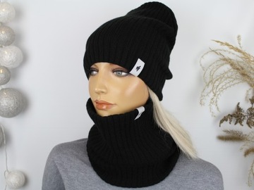 КОМПЛЕКТ ЖЕНСКИЙ, ШАПКА ЖЕНСКАЯ + ШАРФ ШАРФ