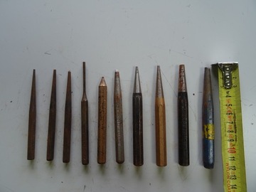 ПУАНСОН, РЕЗКА, ТОЧКА, НАБОР ИЗ 10 ШТ.