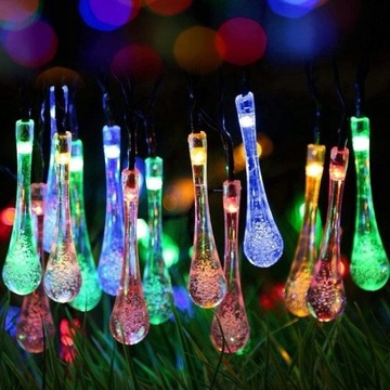 СОЛНЕЧНЫЕ САДОВЫЕ ЛАМПЫ НА ТЕРРАСЕ НА УЛИЦЕ 10м 100LED