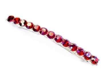 SPINKA FRANCUSKA KLAMRA DO WŁOSÓW SWAROVSKI KOLORY