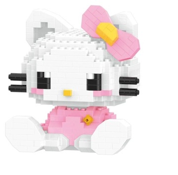 Klocki Hello Kitty Sanrio Figurka Kotek Duży Box