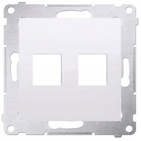 SIMON 54 Pokrywa gniazd RJ45 Keystone DKP2.01/11