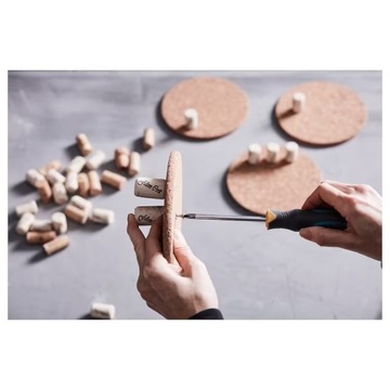 ПРОБКОВАЯ ПОДСТАВКА ДЛЯ ПРИТЕЛЕЙ 19 СМ 3 ШТ. ИКЕА