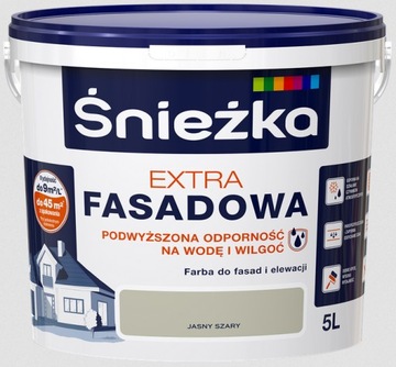 СНЕЖКА ЭКСТРА ФАСАД СВЕТЛО-СЕРЫЙ 5Л