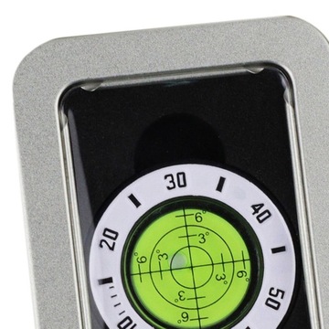 Маркер для мяча для гольфа, мужчины, женщины, пузырьковый уровень, высокоточный макет, белый цвет