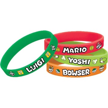 Bransoletki Amscan Super Mario Bros 6 szt.