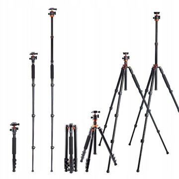 K&F Concept SA254M2 ФОТОШТАТИВ + БЕСПЛАТНАЯ ЛИНЗА