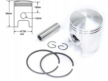 TŁOK PIAGGIO TYPHOON AIR COOL 80CC 47,5MM PIN12 ST