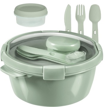 Lunchbox Pojemnik na Żywność Śniadanie 1,6L śniadaniówka ze sztućcami